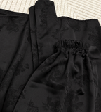 Falda Lia Oriental — Negra y Berenjena