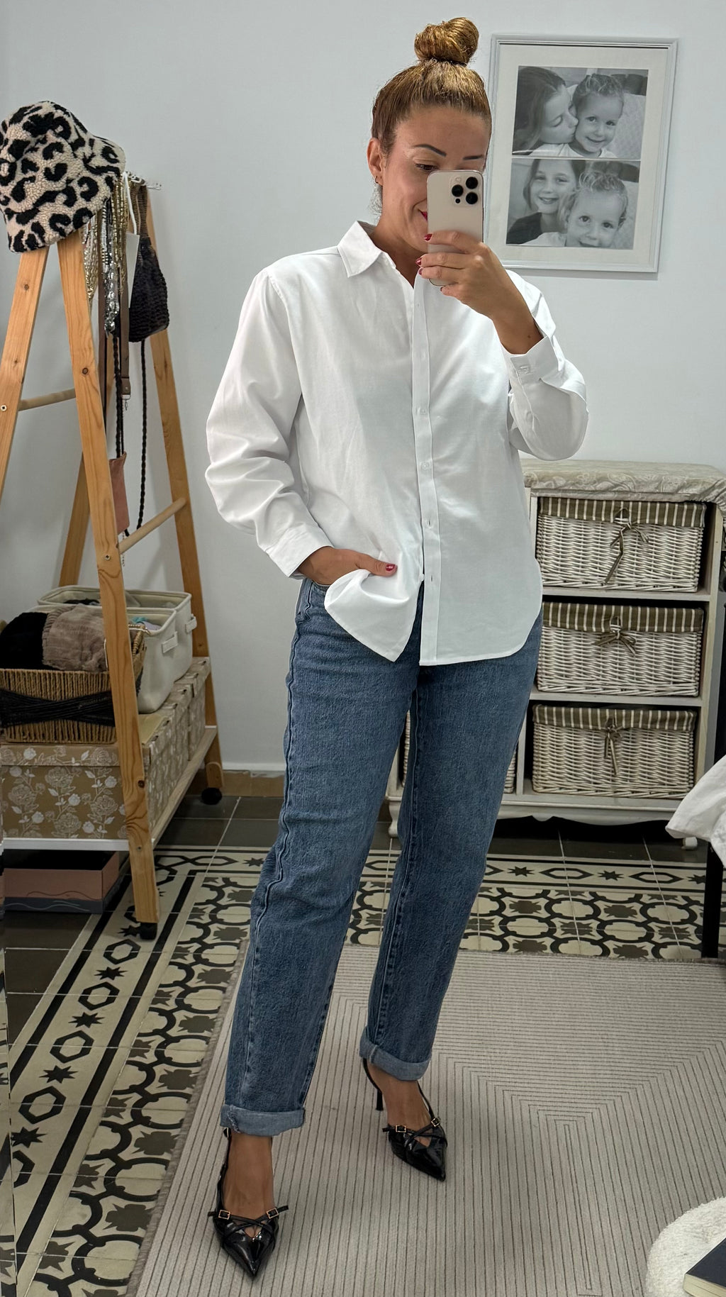 Camisa Oxford
