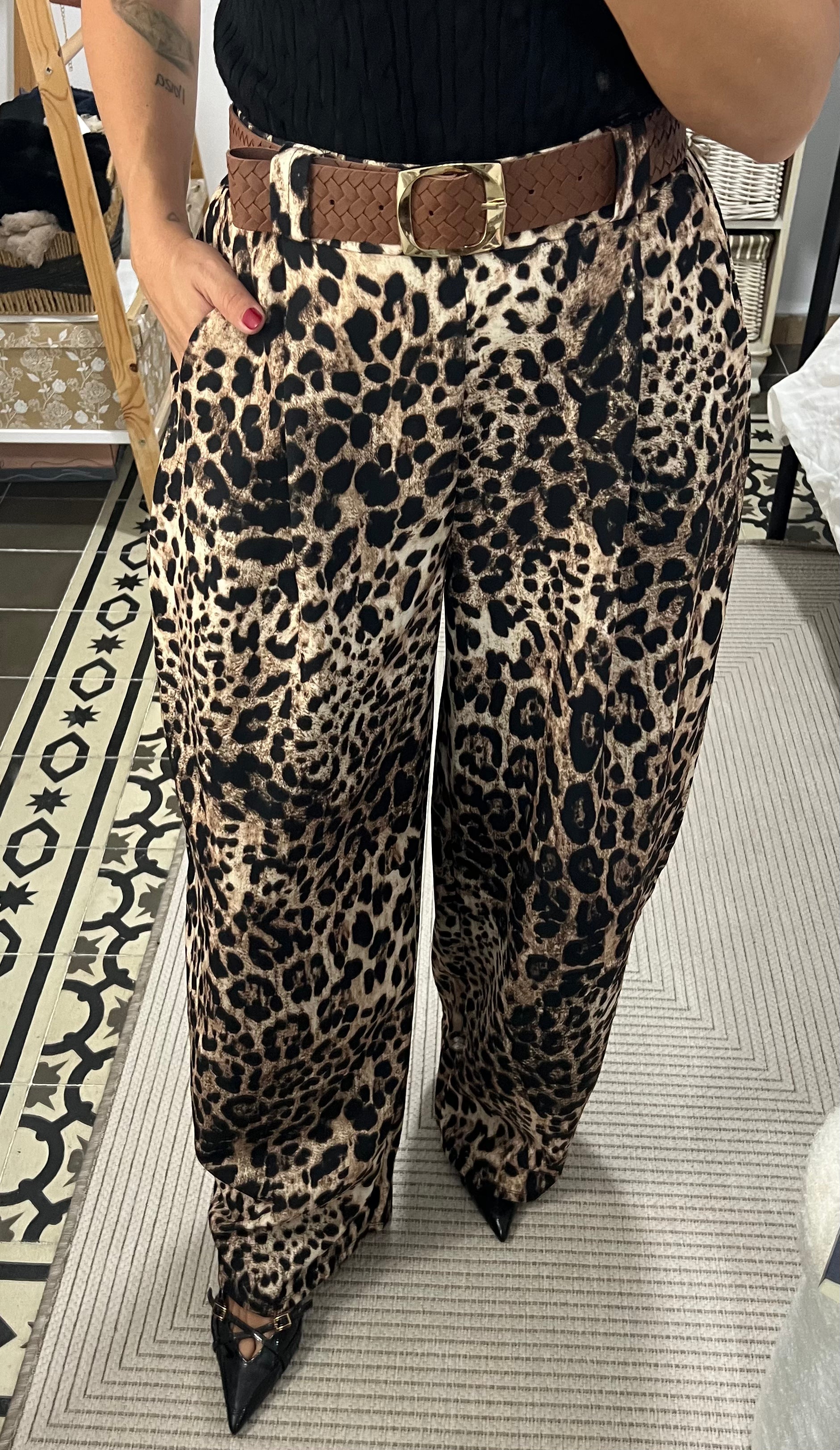 Pantalón Viveiro Leopardo