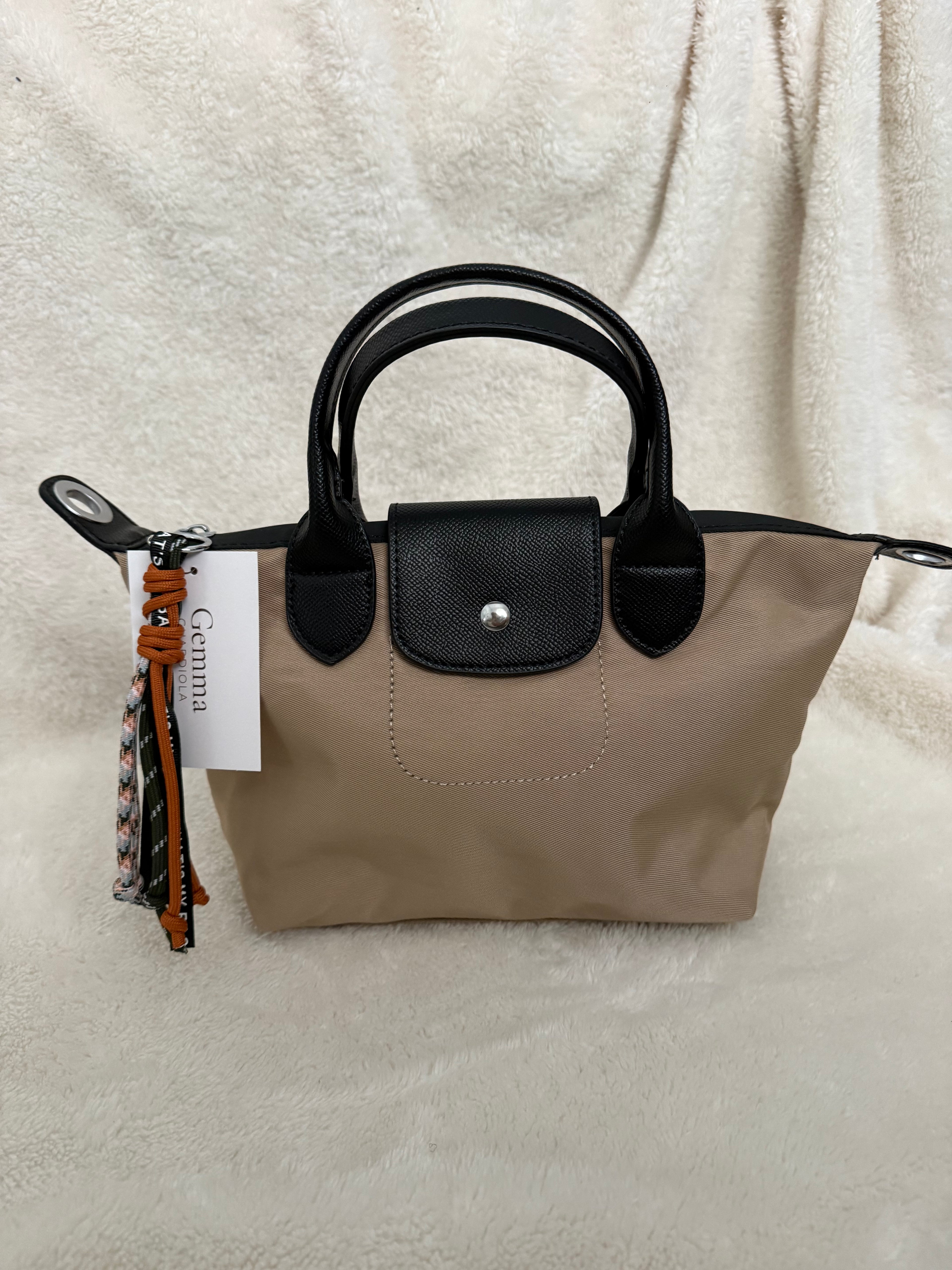 Bolso Basic - Beige y Negro