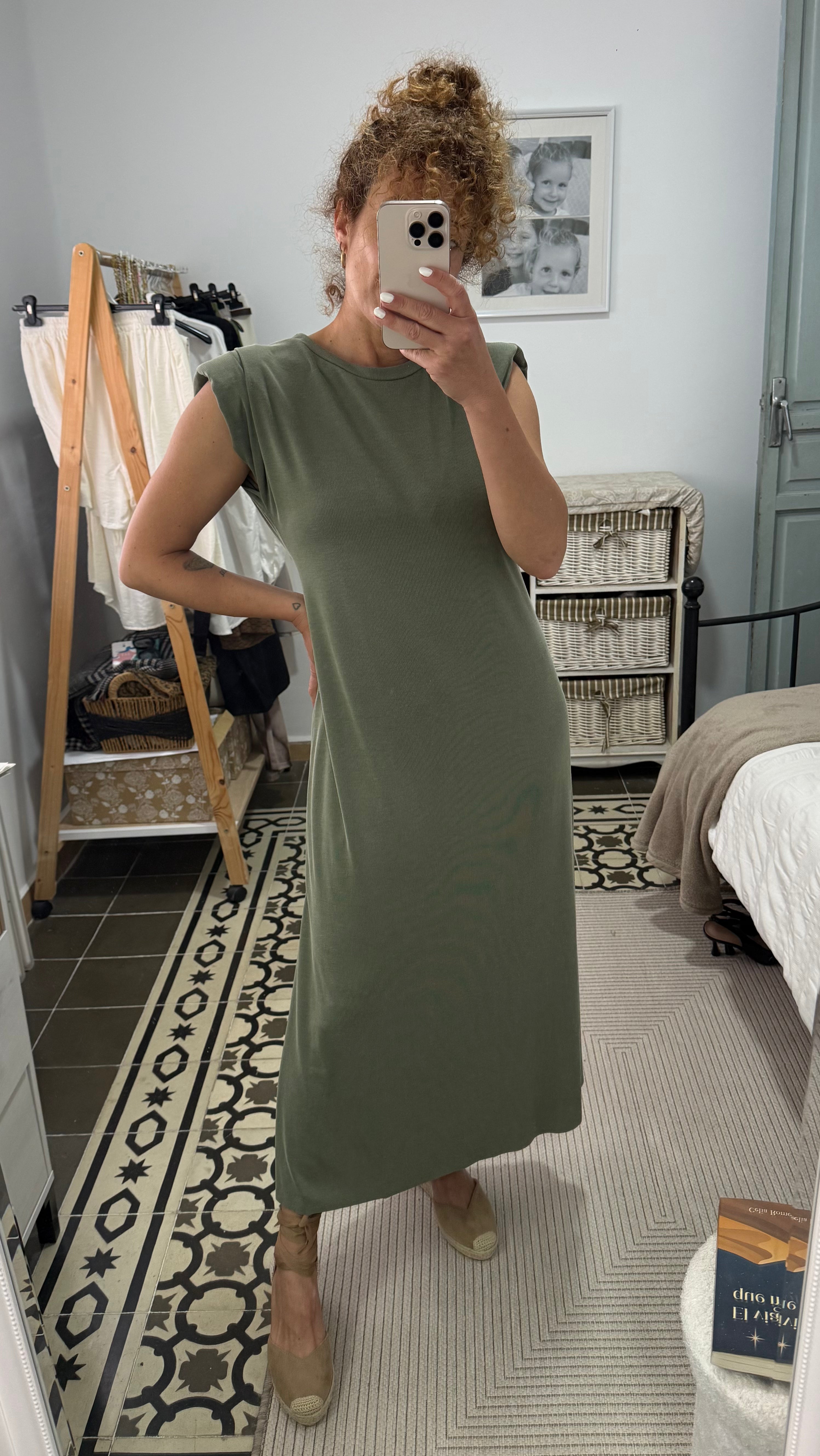 Vestido Sunny - Negro, Verde y Marrón