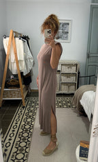 Vestido Sunny - Negro, Verde y Marrón