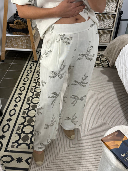 Conjunto Lara - Beige, Verde y Marrón