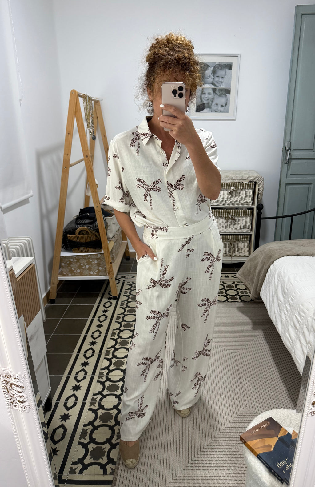 Conjunto Lara - Beige, Verde y Marrón