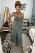 Vestido Sara - Verde y Azul