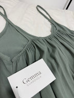 Vestido Sara - Verde y Azul
