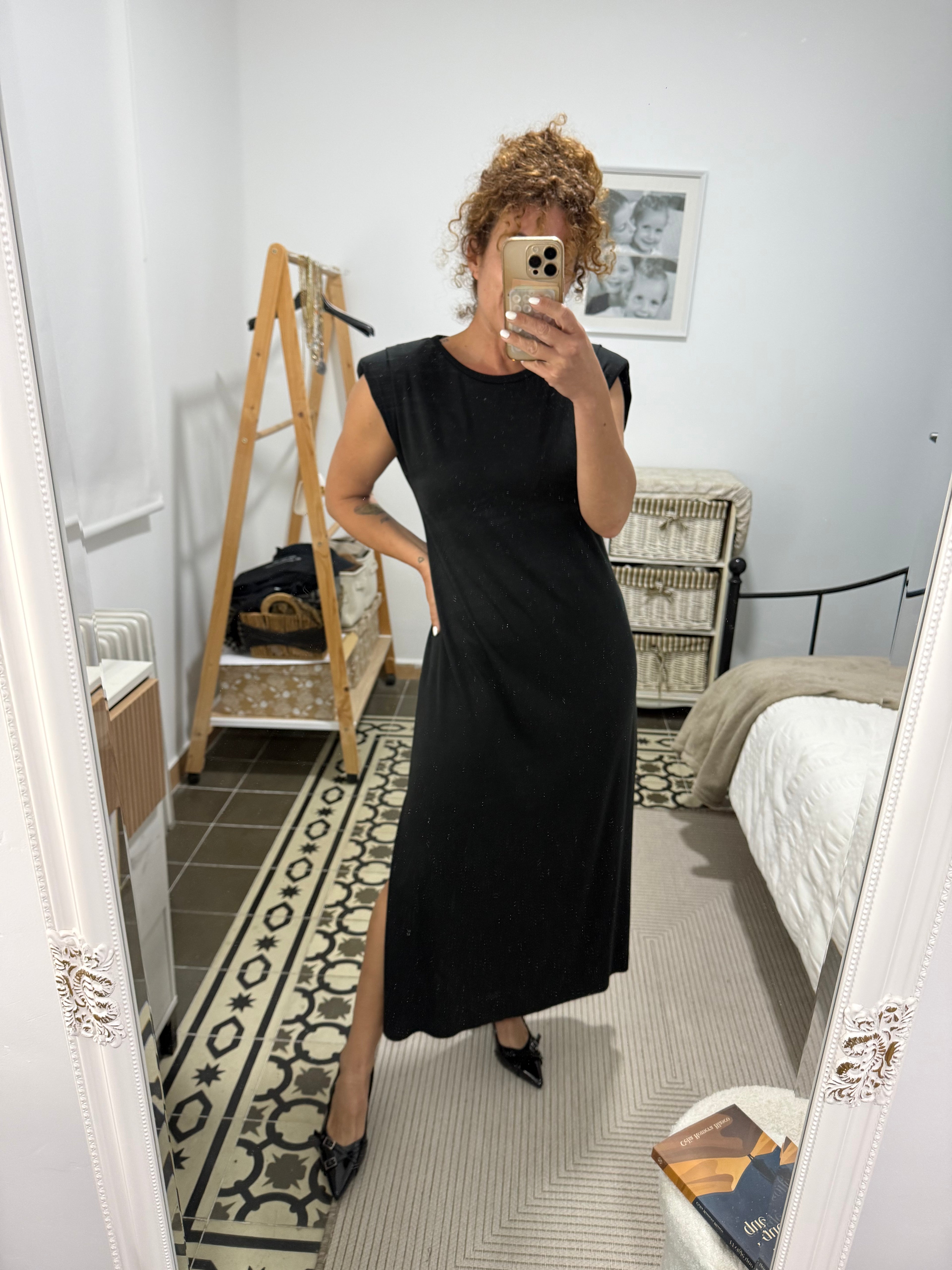 Vestido Sunny - Negro, Verde y Marrón