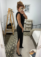 Vestido Sunny - Negro, Verde y Marrón