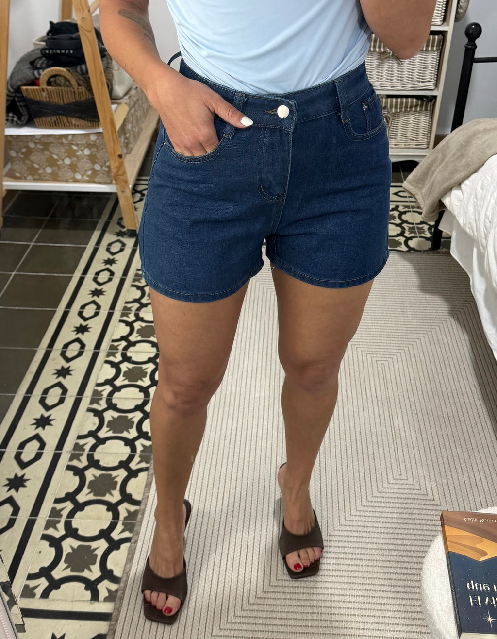Bermuda Alma - Denim Azul