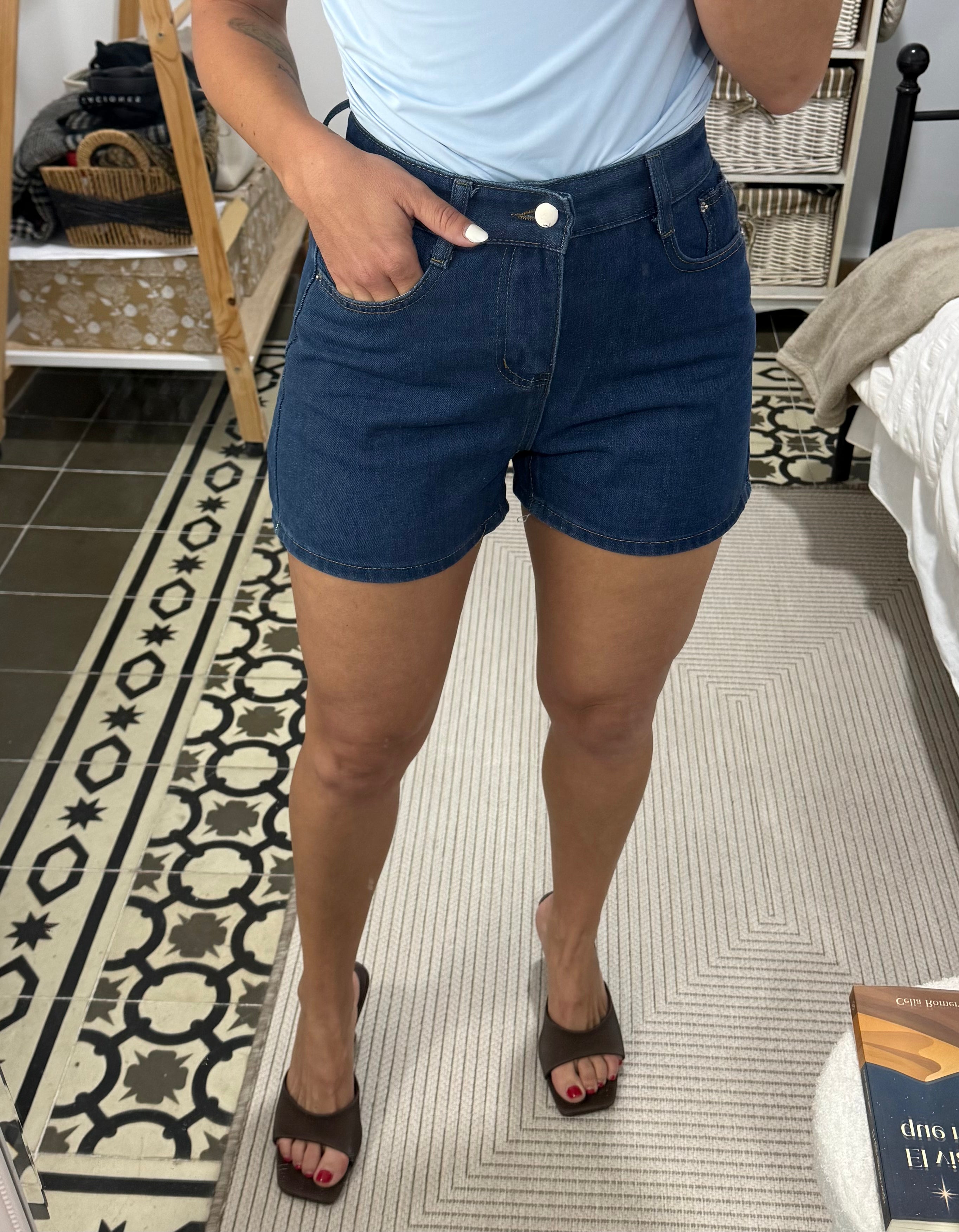 Bermuda Alma - Denim Azul