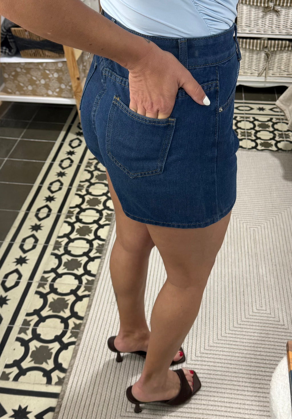 Bermuda Alma - Denim Azul
