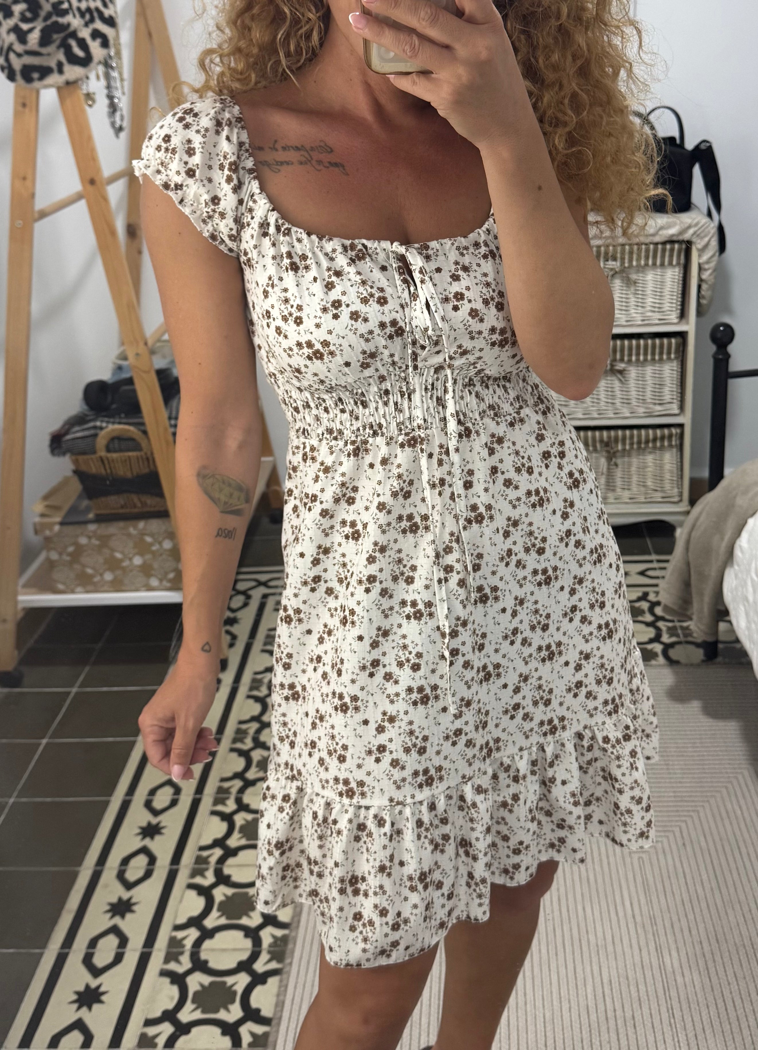 Vestido Estela - Flores