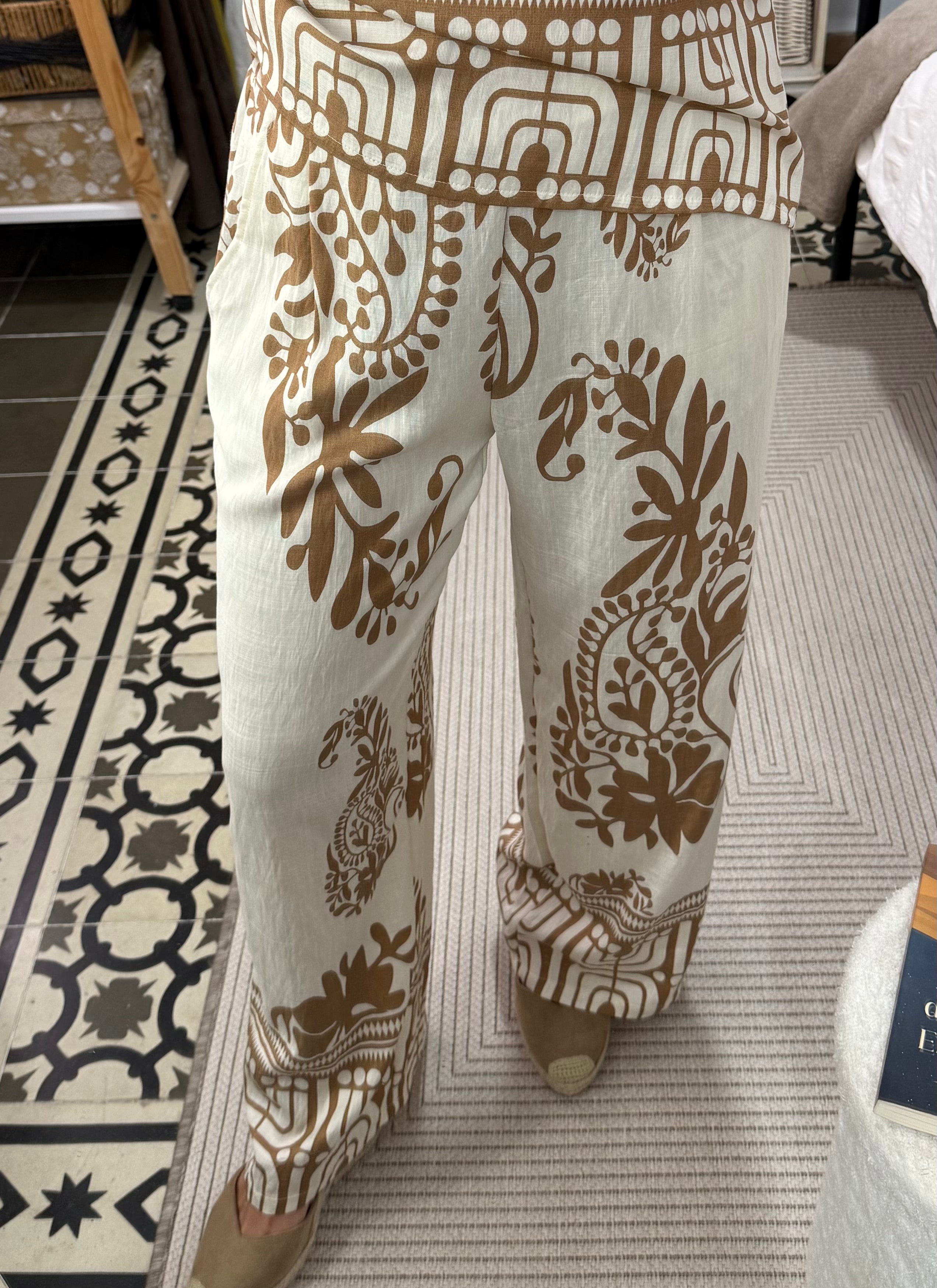 Conjunto Calma — Camel, Verde, Negro y Marino