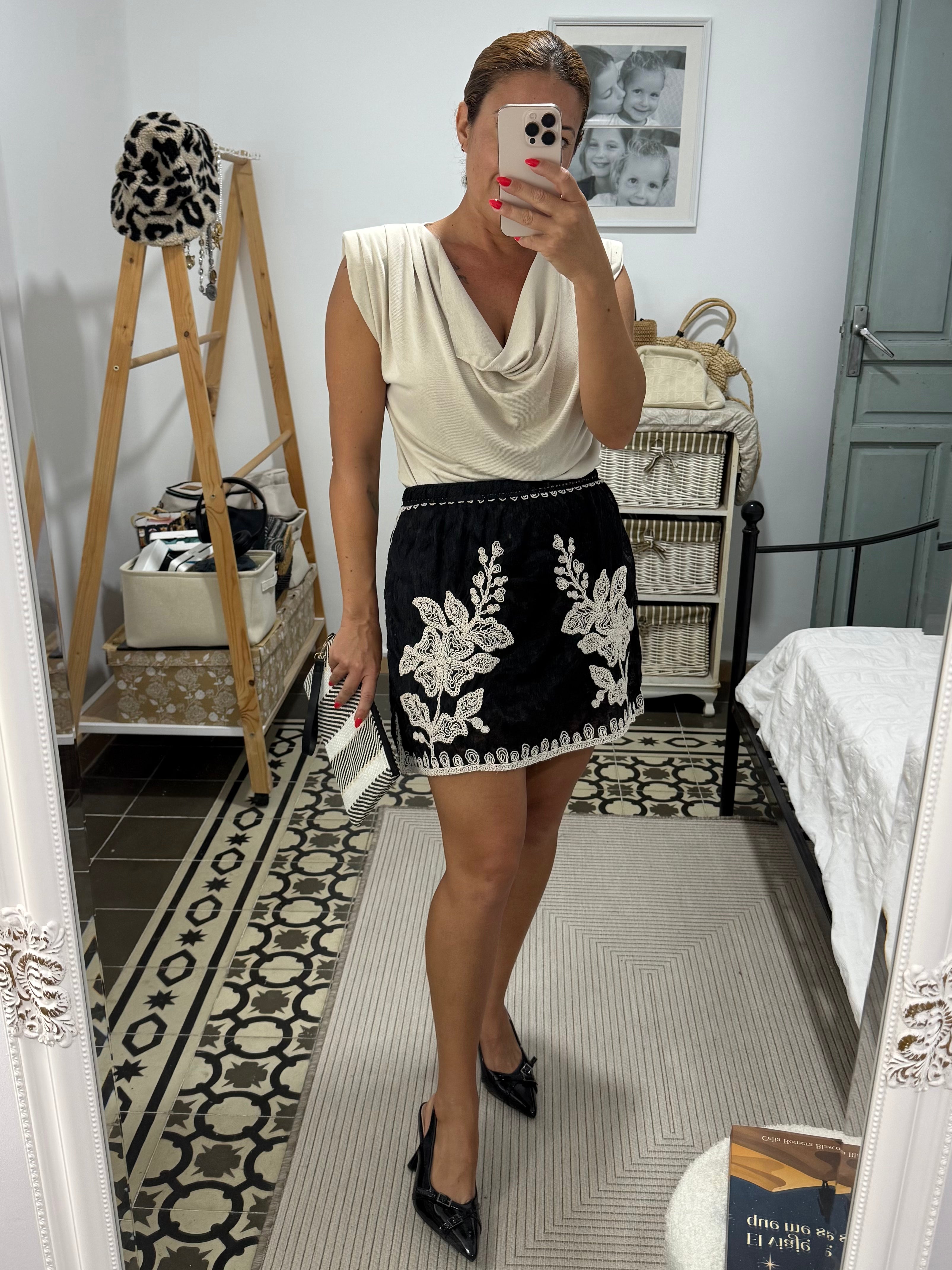 Falda Arena — Negro