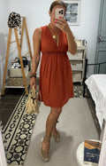 Vestido Faro — Teja