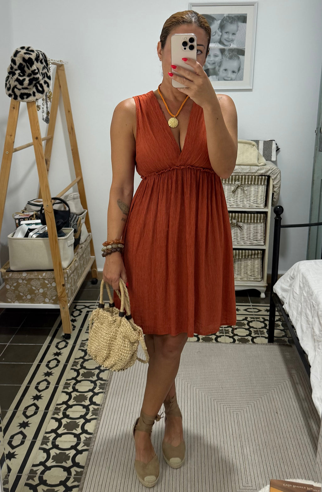 Vestido Faro — Teja