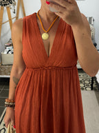 Vestido Faro — Teja