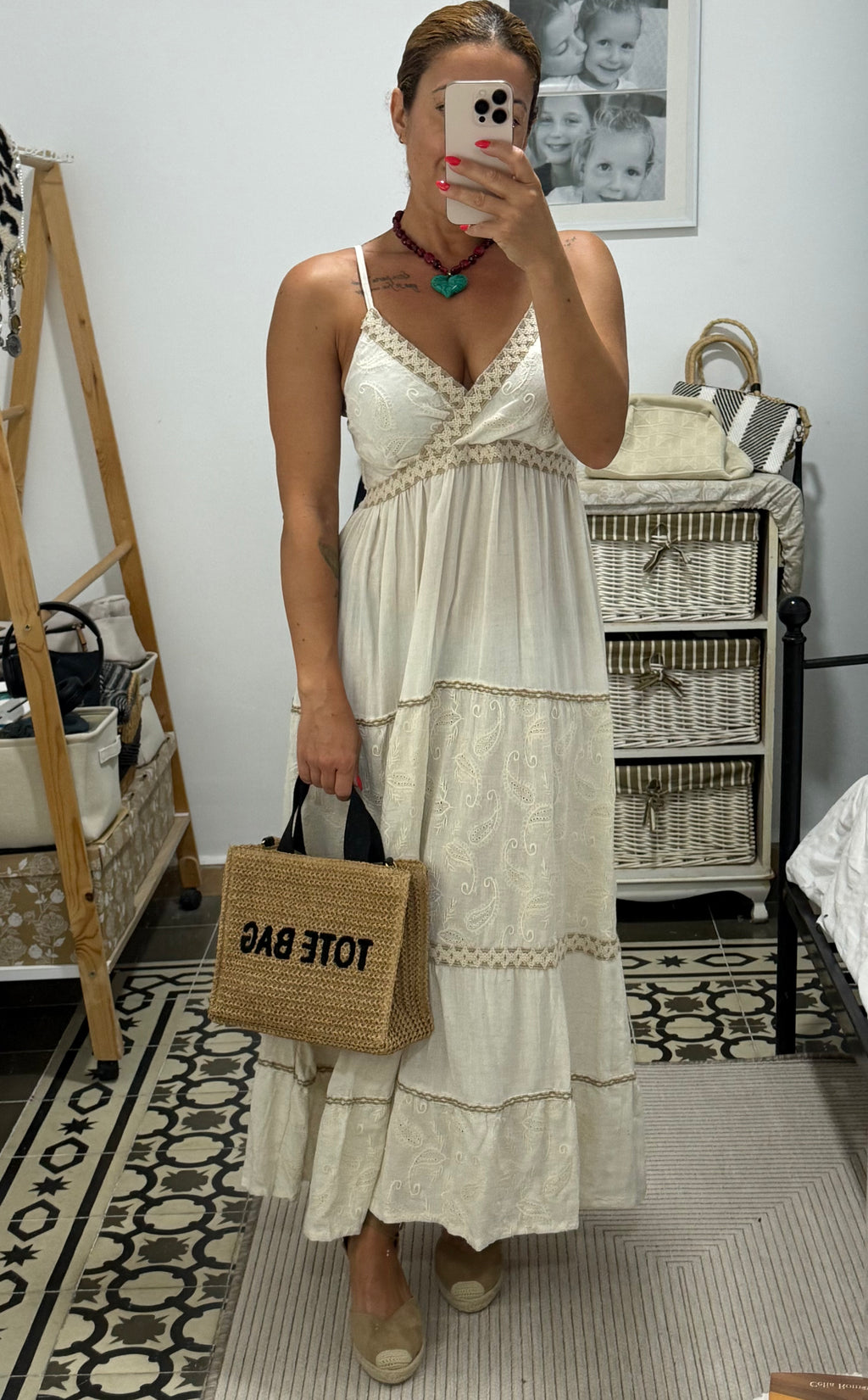 Vestido Aura — Crudo