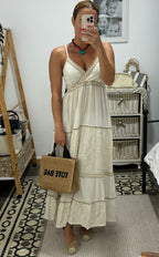 Vestido Aura — Crudo