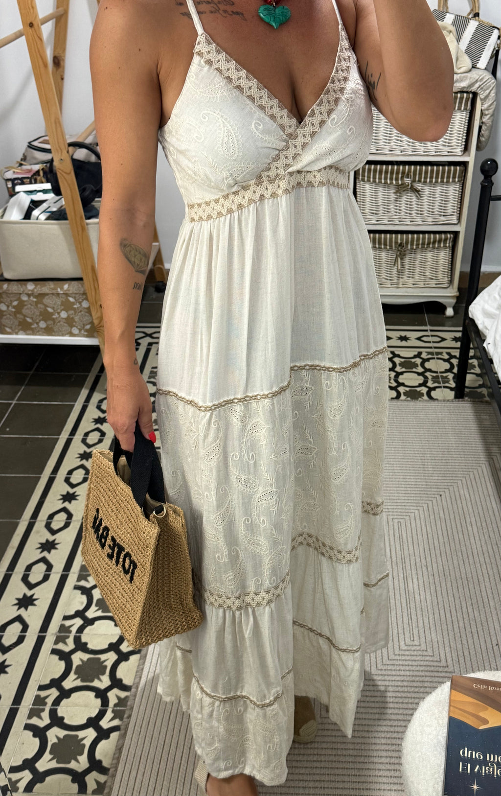 Vestido Aura — Crudo