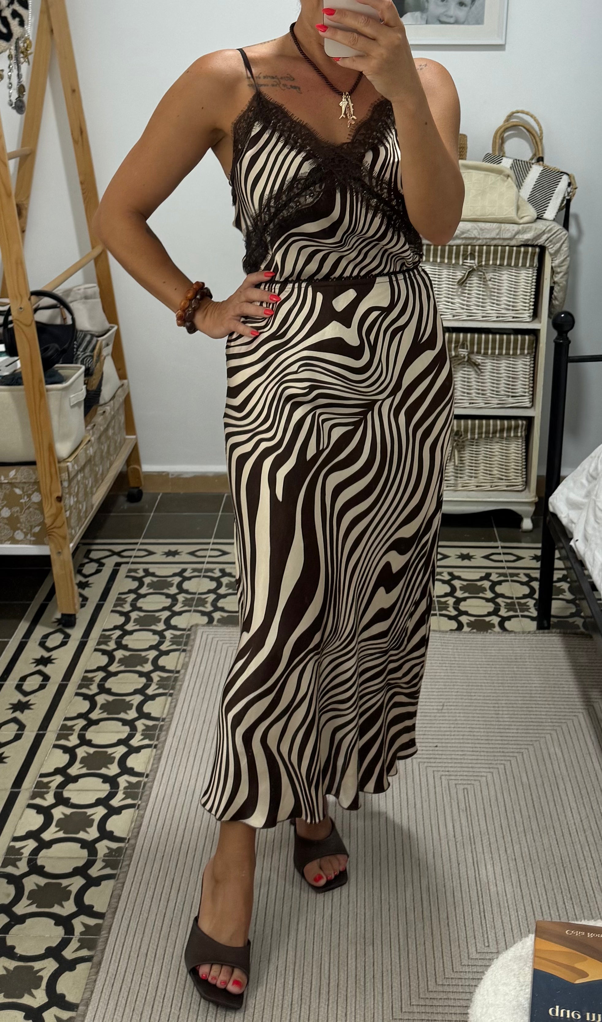 Falda Zebra