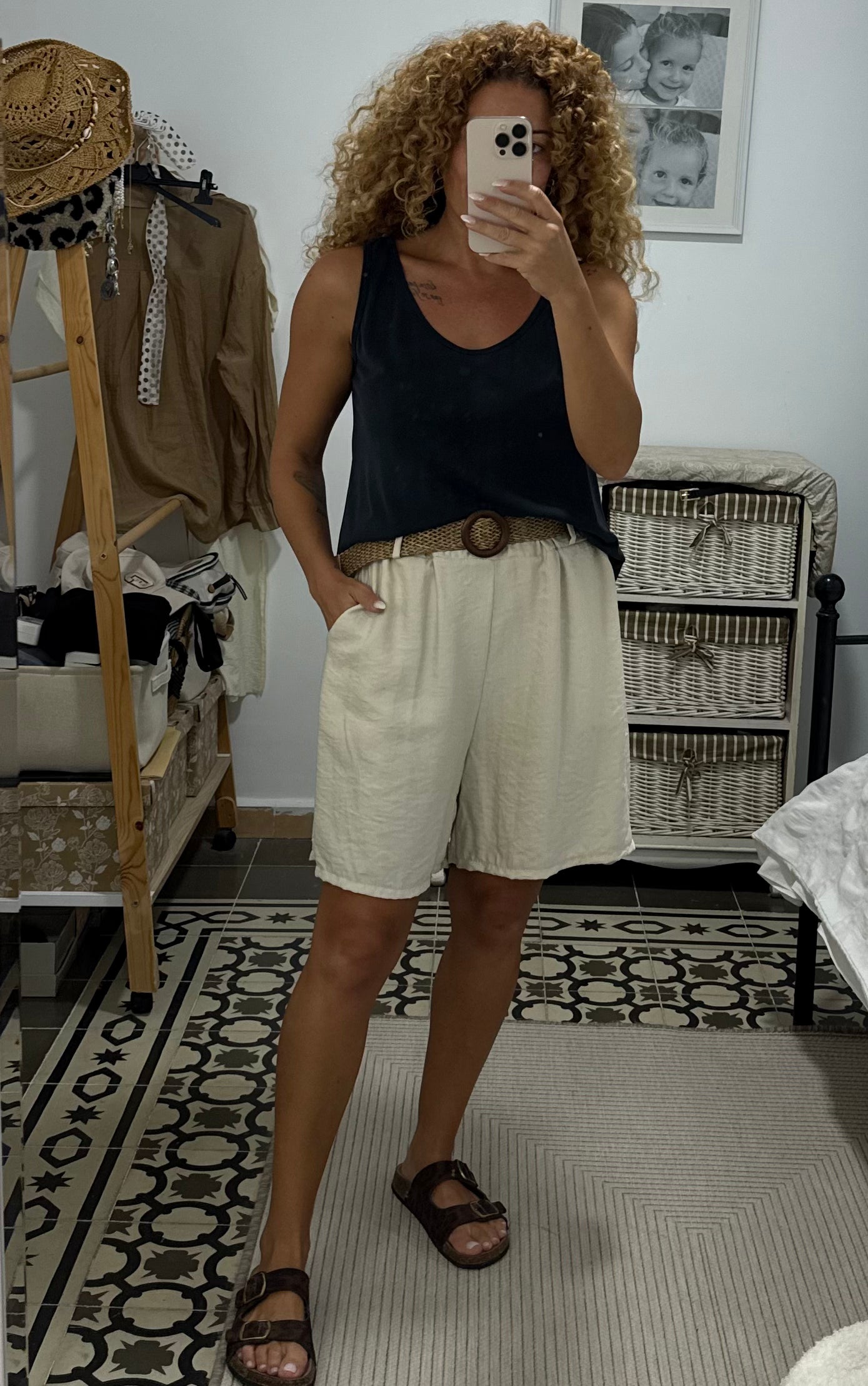 Top Alicia Básico — Blanco / Beige / Verde / Vino / Negro