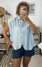 Camisa Nebai — Azul / Negra / Blanca / Maquillaje