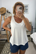 Top Alicia Básico — Blanco / Beige / Verde / Vino / Negro