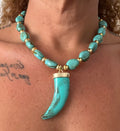 Choker Chic — Turquesa / Beige / Colores