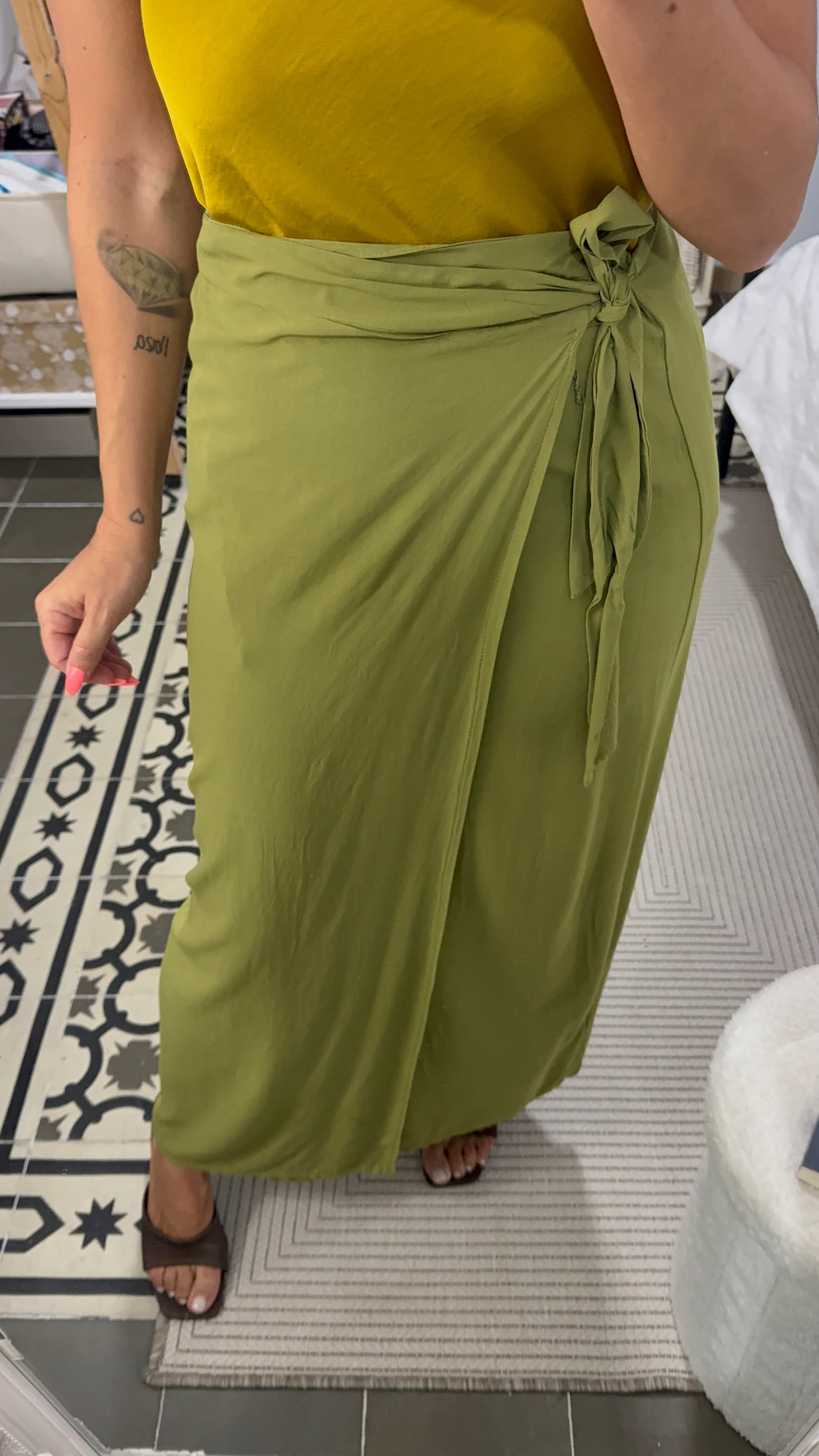 Falda Pareo Greta — Verde