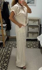Conjunto Iera con Cinturón— Beige