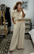 Conjunto Iera con Cinturón— Beige