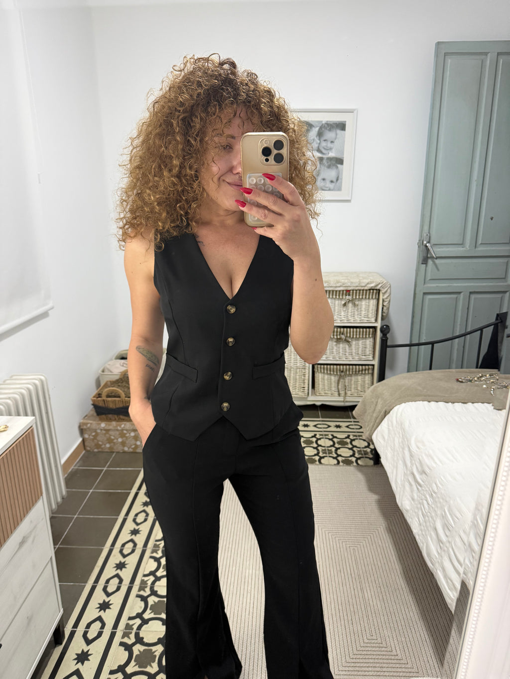 Chaleco Chloe - Negro