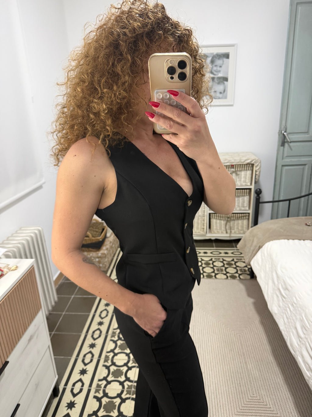 Chaleco Chloe - Negro