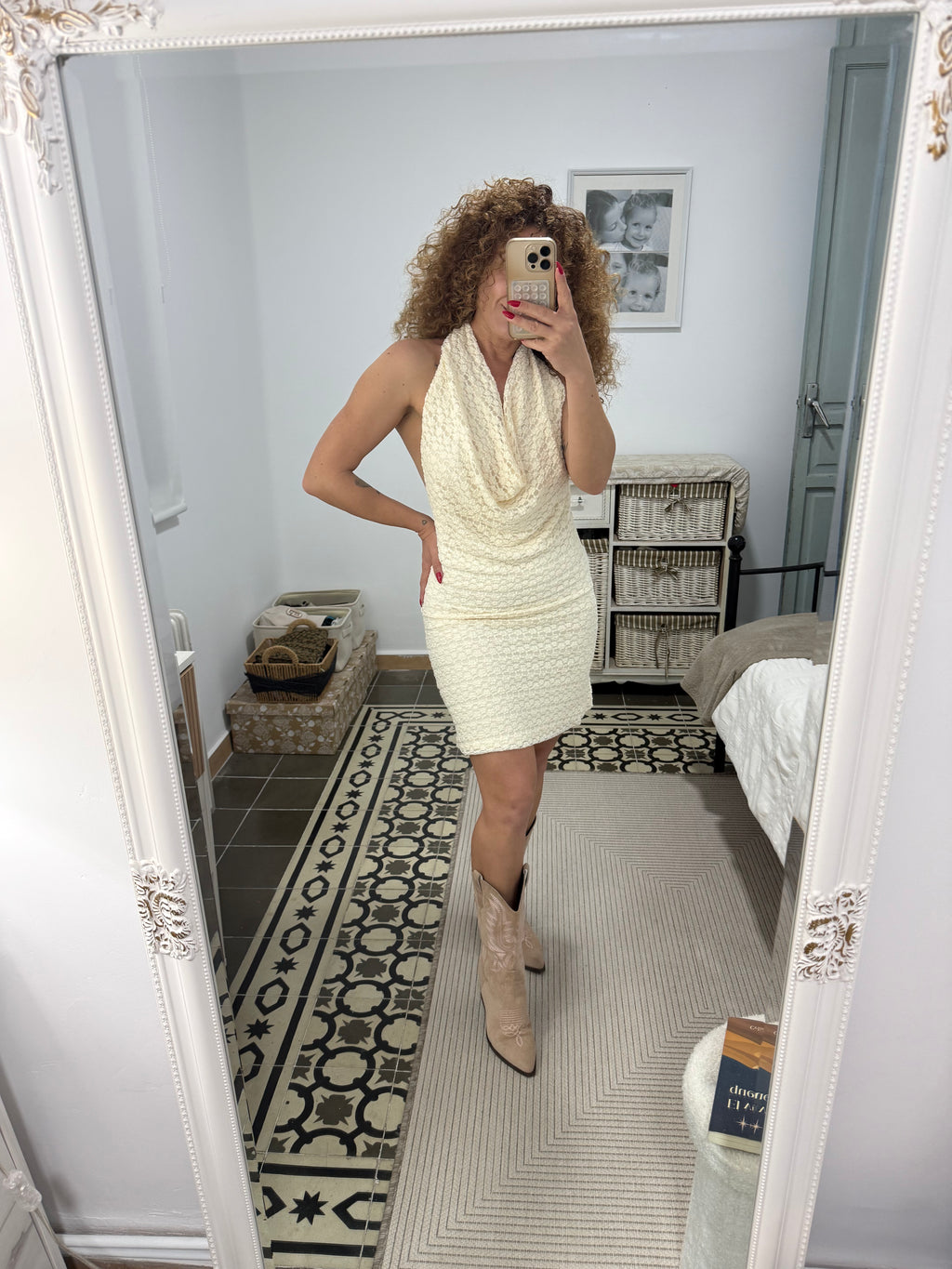 Vestido Clara - Beige