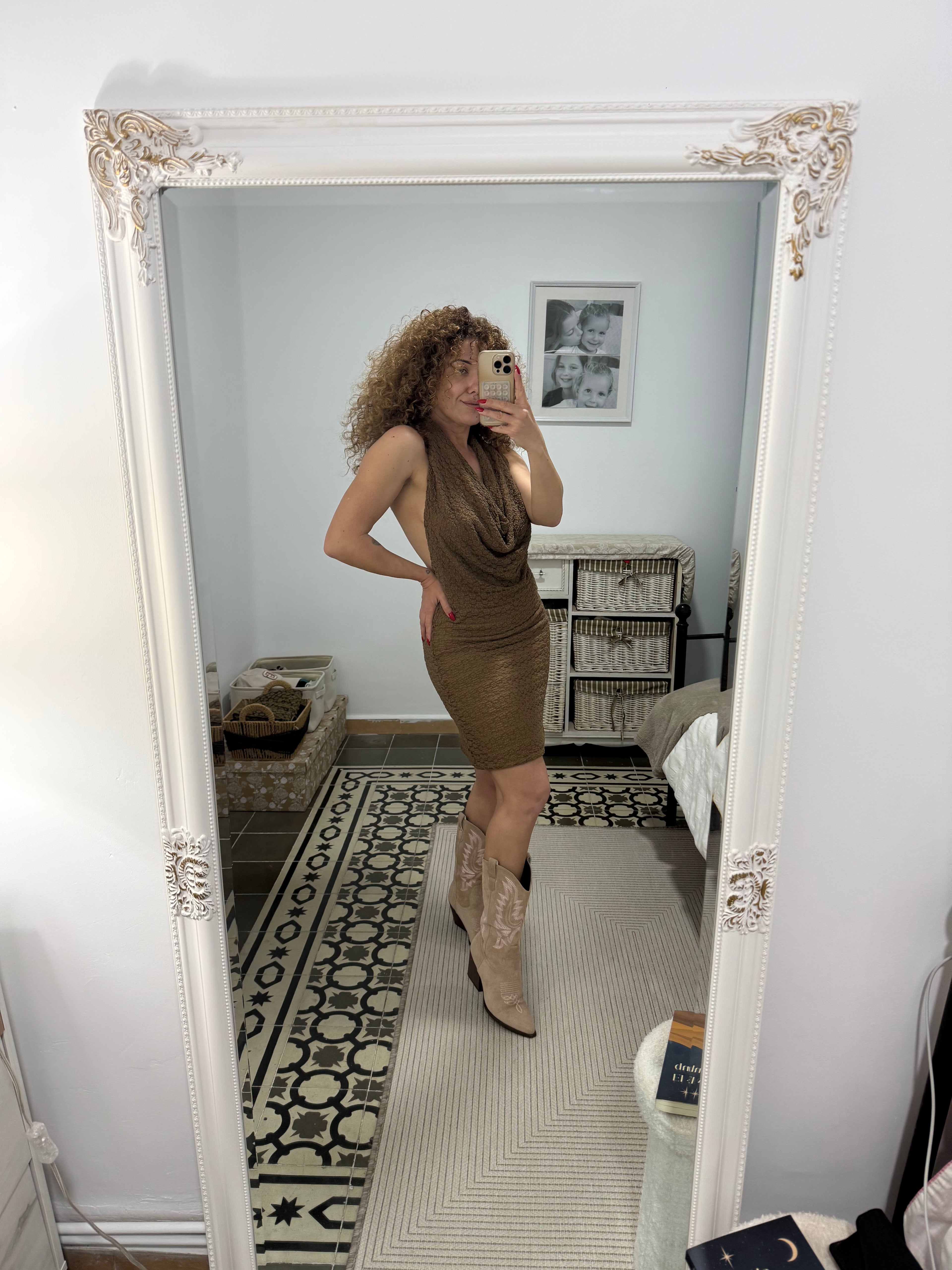 Vestido Clara - Marrón