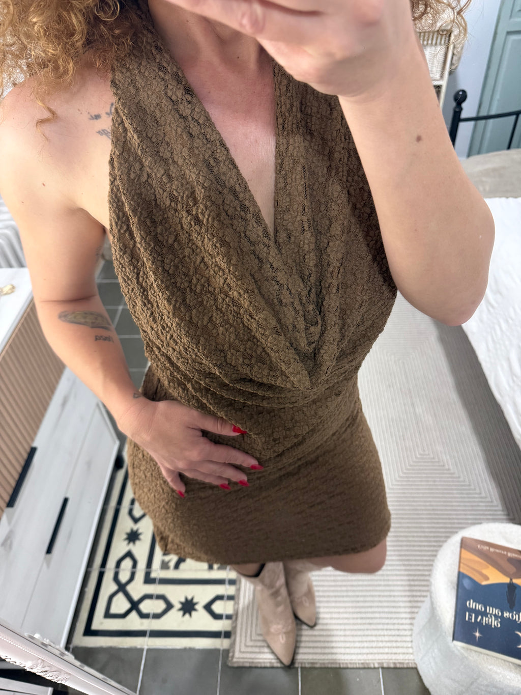 Vestido Clara - Marrón