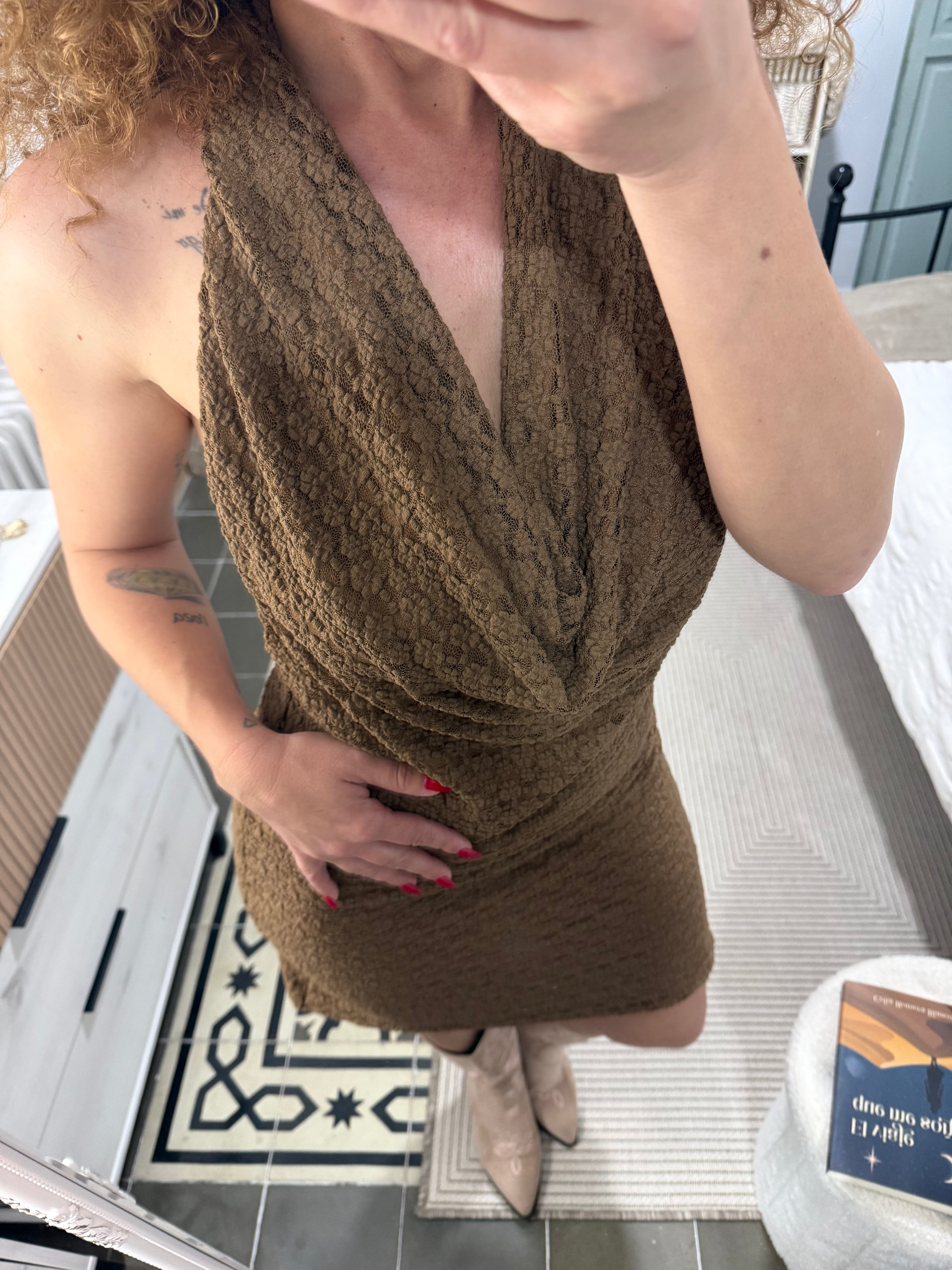 Vestido Clara - Marrón