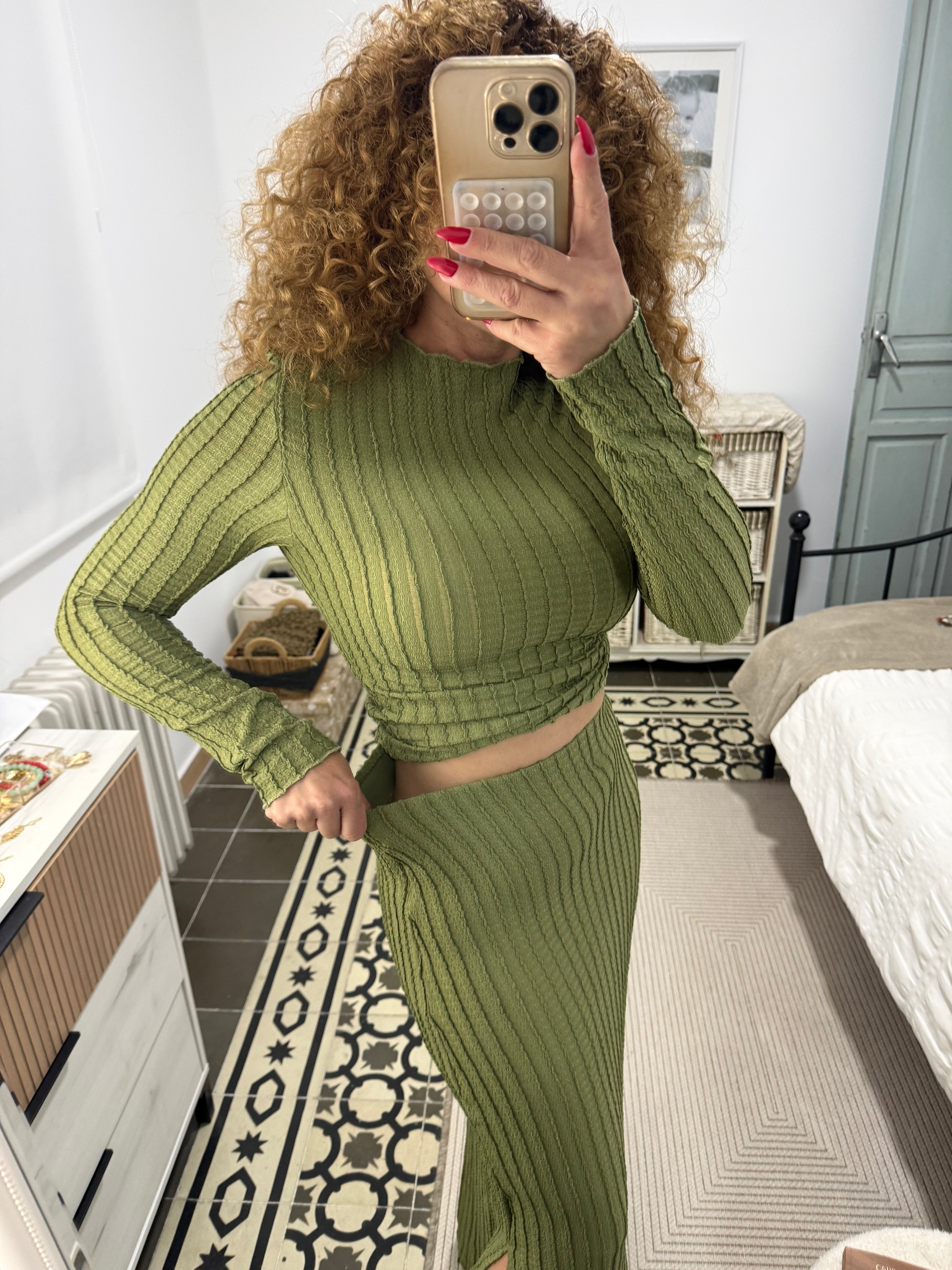 Conjunto Gemma - Verde Oliva