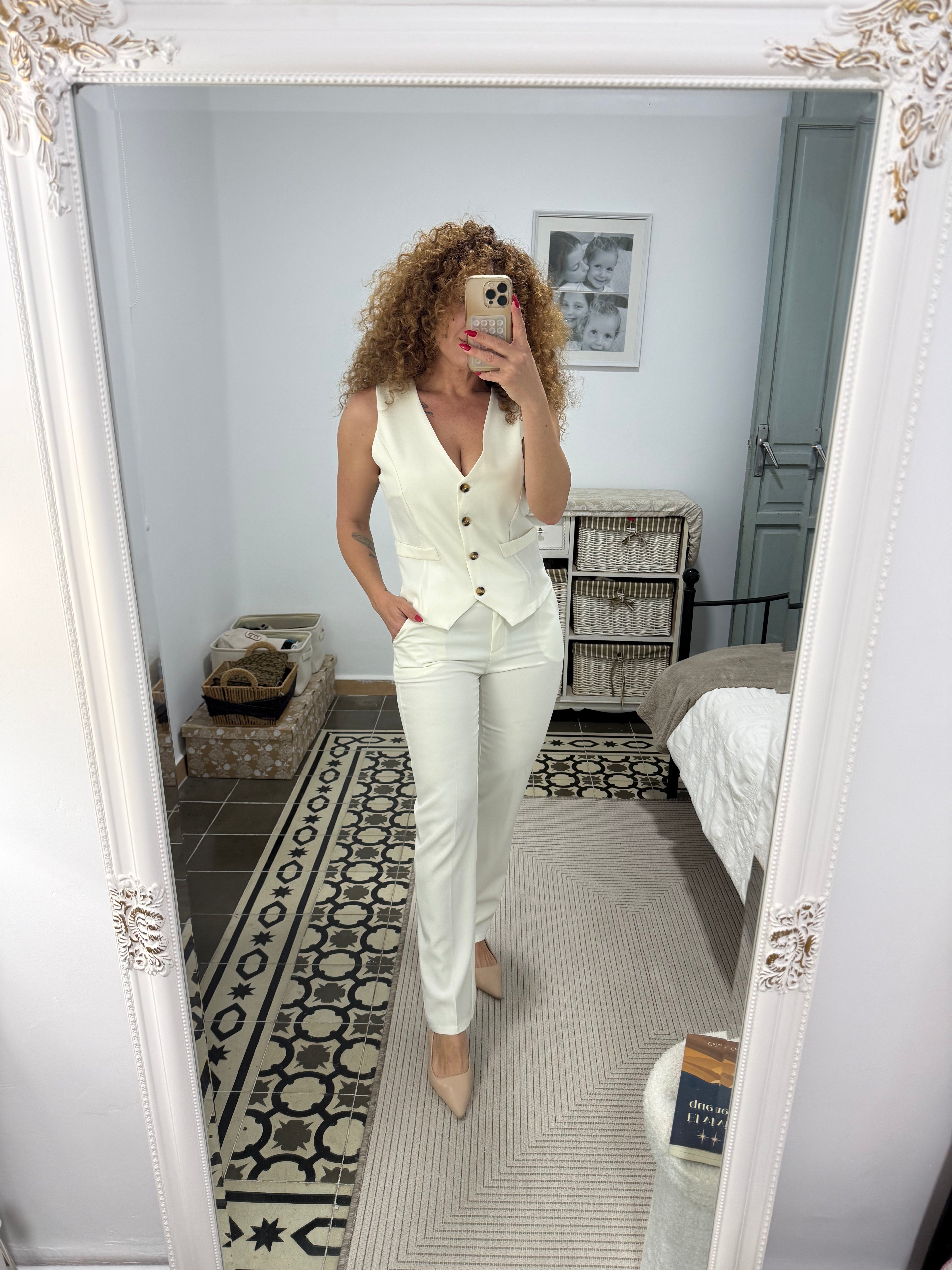 Chaleco Chloe - Blanco