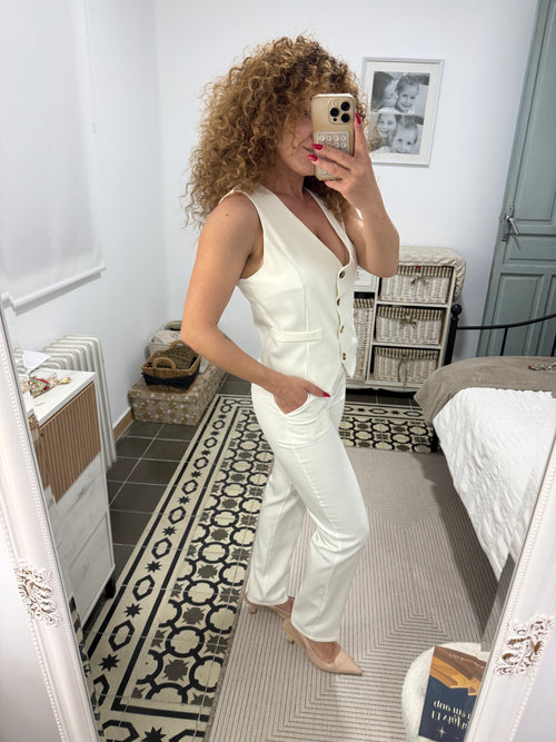Chaleco Chloe - Blanco